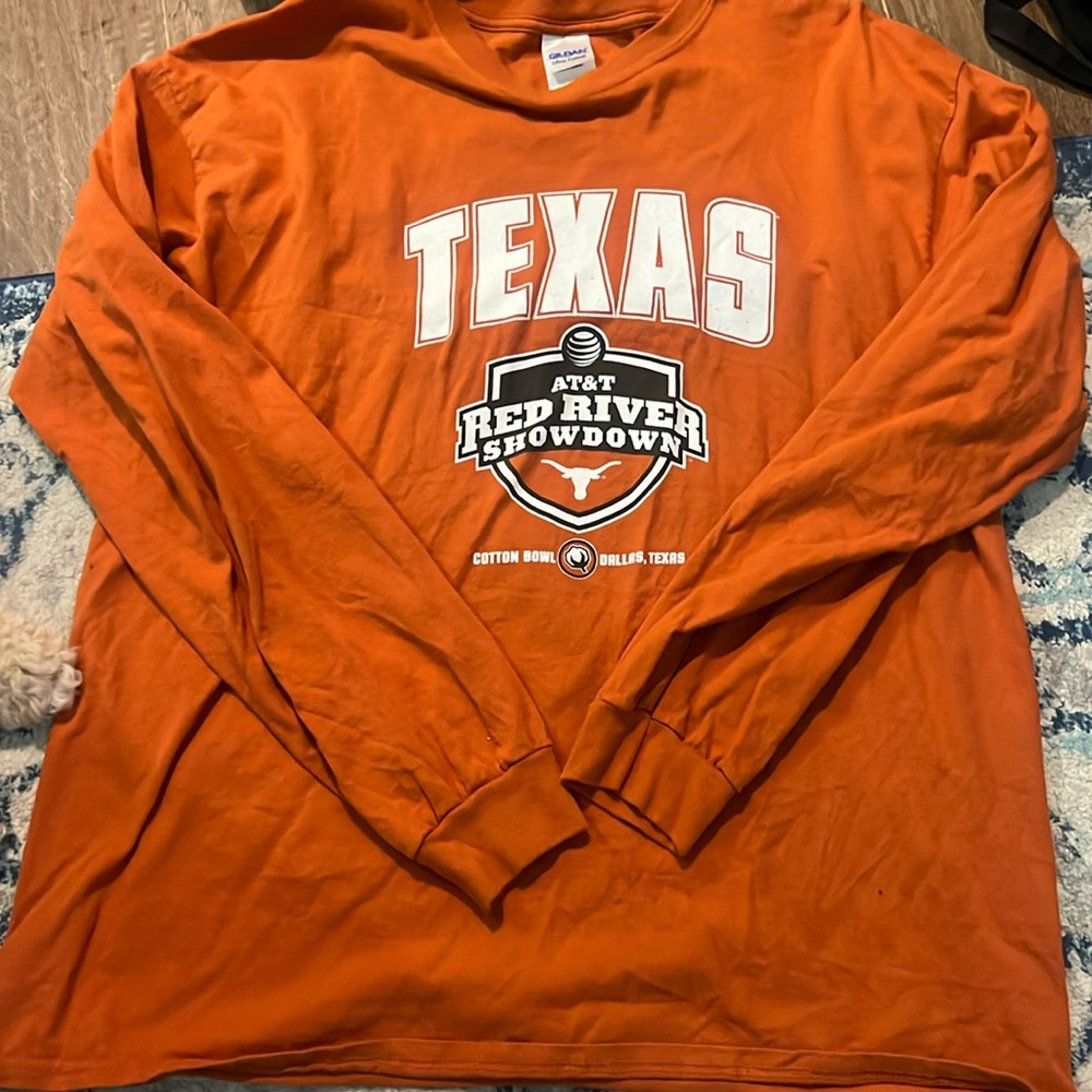 Texas long sleeve cotton bowl shirt
